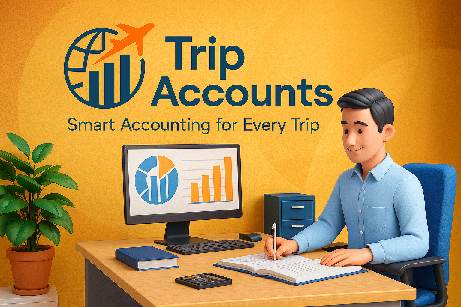 Nuux Travel Accounting Illustration